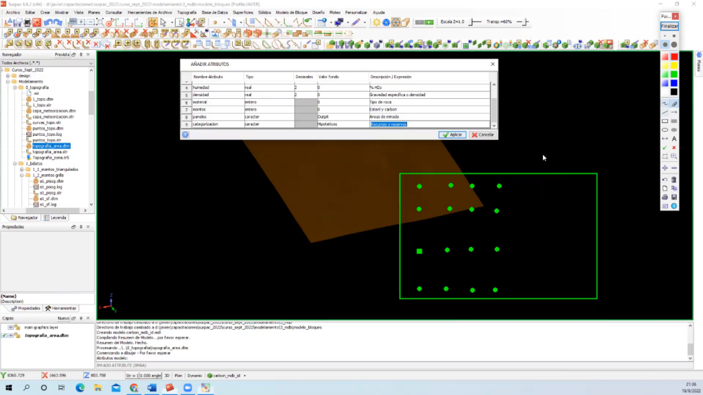 Curso de SURPAC: Software usado para Diseño Minero y Planeamiento Minero - Octubre 2026