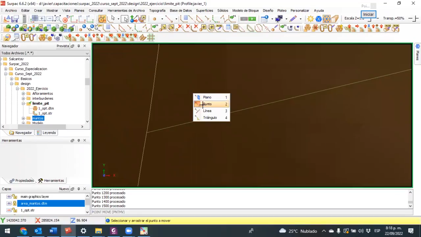 Curso de SURPAC: Software usado para Diseño Minero y Planeamiento Minero: imagen 15